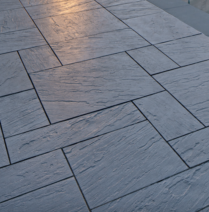 Preset interlock paver styles and textures available in the app